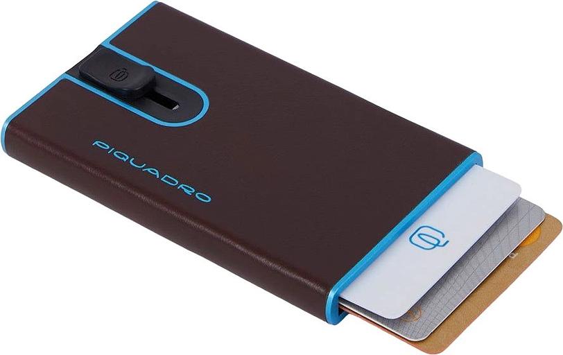 Чехол для кредитных карт Piquadro Blue Square PP4825B2BLR/MO красное дерево натур.кожа фото 1
