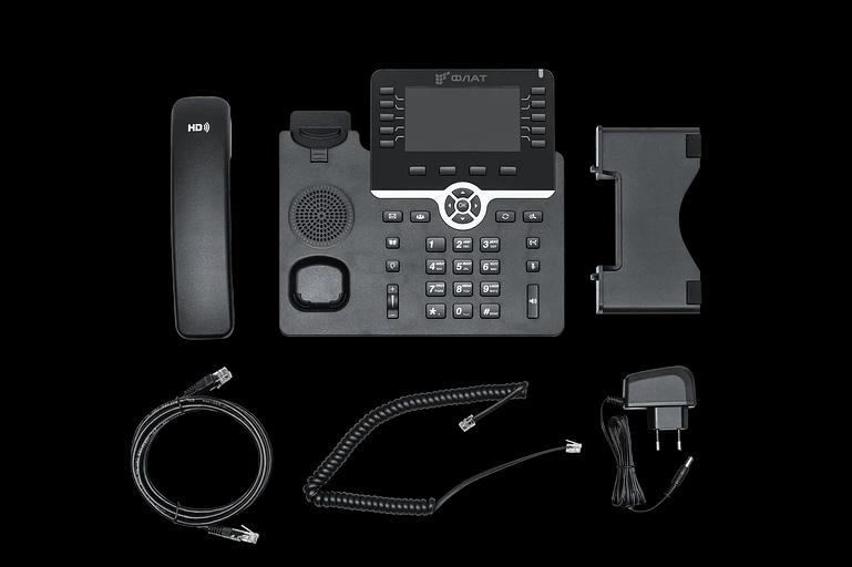 IP-телефон ФЛАТ-ПРО - Российское VOIP оборудование. ФЛАТ-ПРО Flat-Phone-B10P/RU фото 3