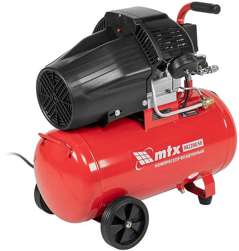 Компрессор поршневой MTX КК-2200/50 масляный 350л/мин 50л 2200Вт красный/черный фото 7