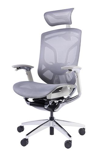 Премиум эргономичное кресло GT Chair Dvary X, серый фото 1