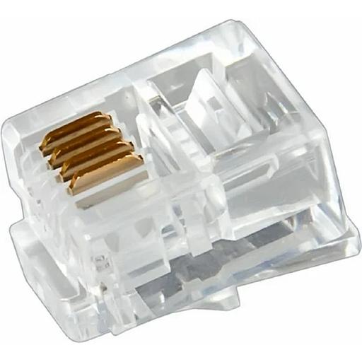 Rexant (05-1012) Разъем телефонный UTP, RJ-14 (6P4C), CAT 3 фото 1