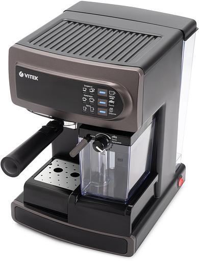 Кофеварка рожковая Vitek VT-1517 1238Вт серый фото 7