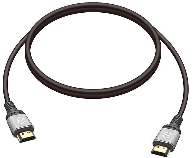Кабель аудио-видео Digma HDMI (m)/HDMI (m) 1.5м. позолоч.конт. черный (D-HDMI-V2.0-1.5M) фото 1