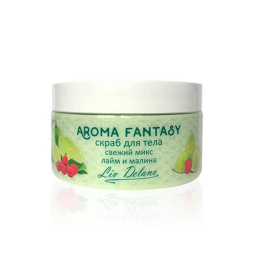 Liv delano скраб для тела свежий микс лайм и малина 300 г фото 1