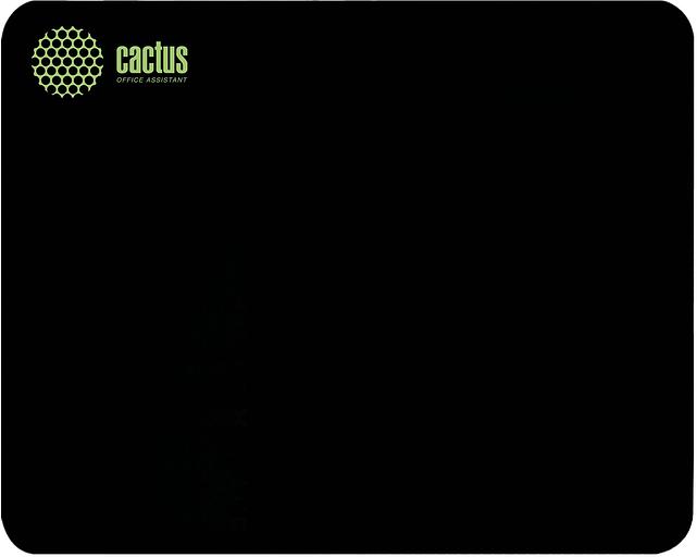 Коврик для мыши Cactus Black 300x250x2мм (CS-MPС-P01M) фото 1