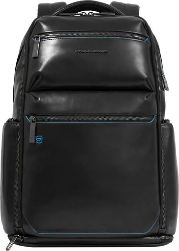 Рюкзак мужской Piquadro Blue Square CA6592B2BM/N черный кожа фото 1