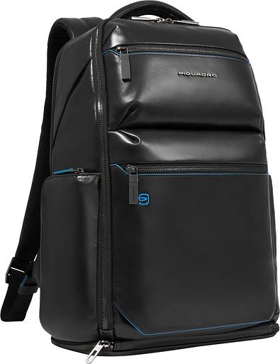 Рюкзак мужской Piquadro Blue Square CA6592B2BM/N черный кожа фото 2