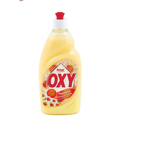 Ромакс romax oxy бальзам для мытья посуды ромашка 450мл фото 1
