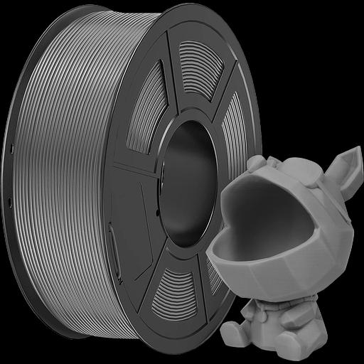 Филамент NVPRINT PLA Meta Grey для 3D печати диаметр 1.75мм длина 330 метров масса 1 кг фото 1