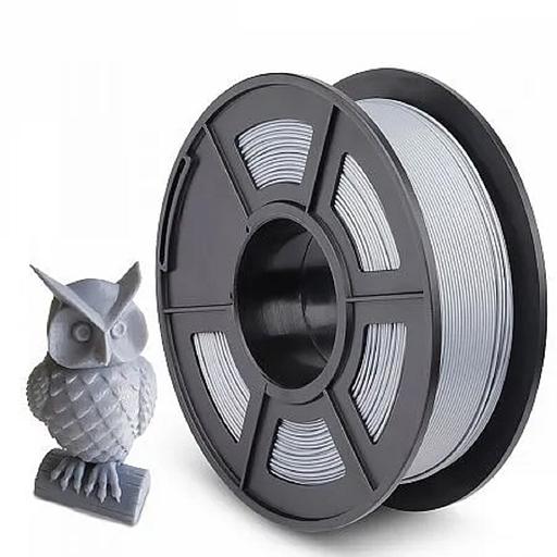 Филамент NVPRINT PLA Silver для 3D печати диаметр 1.75мм длина 330 метров масса 1 кг фото 1