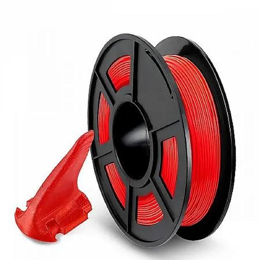 Филамент NVPRINT TPU Red для 3D печати диаметр 1.75мм длина 165 метров масса 0,5 кг фото 1