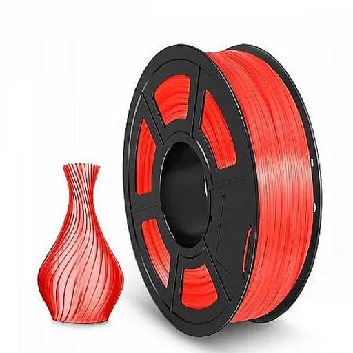 Филамент NVPRINT TPU Trans. Red для 3D печати диаметр 1.75мм длина 165 метров масса 0,5 кг фото 1