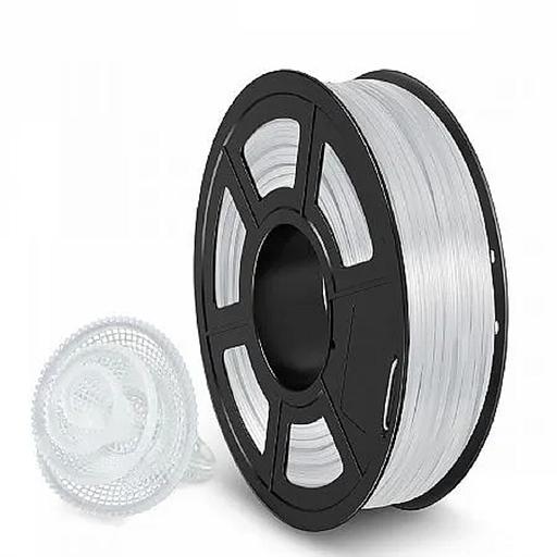 Филамент NVPRINT TPU Trans. White для 3D печати диаметр 1.75мм длина 165 метров масса 0,5 кг фото 1