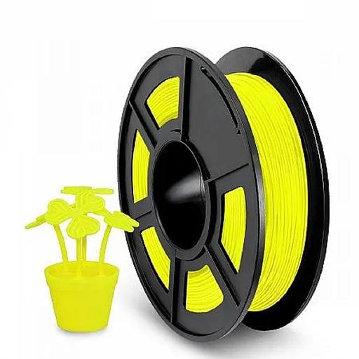 Филамент NVPRINT TPU Yellow для 3D печати диаметр 1.75мм длина 165 метров масса 0,5 кг фото 1