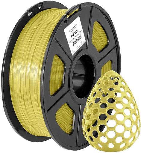 Пластик для принтера 3D Cactus CS-3D-PETG-1KG-T-YELLOW PETG d1.75мм 1кг 1цв. фото 1
