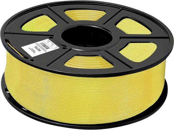 Пластик для принтера 3D Cactus CS-3D-PETG-1KG-T-YELLOW PETG d1.75мм 1кг 1цв. фото 2