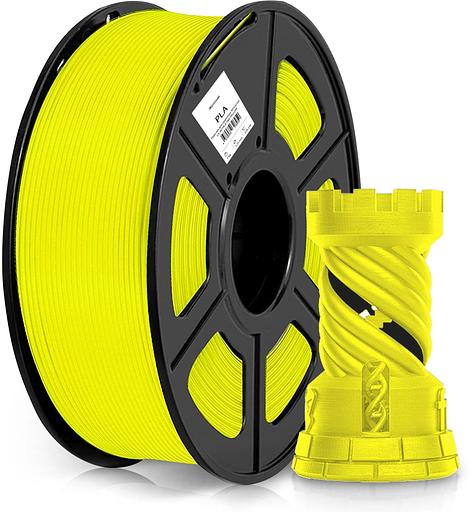 Пластик для принтера 3D Cactus CS-3D-PLA-1KG-YELLOW PLA d1.75мм 1кг L330м 1цв. фото 1