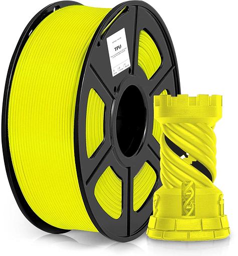 Пластик для принтера 3D Cactus CS-3D-TPU-0.8KG-YELLOW TPU d1.75мм 0.8кг 1цв. фото 1