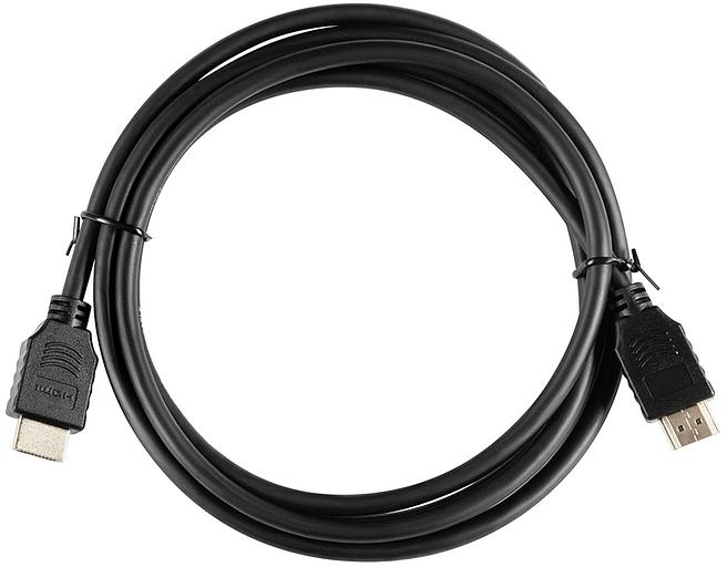 Кабель аудио-видео Buro HDMI (m)/HDMI (m) 2м. черный (BURO-HDMI-V1.4-2M) фото 1