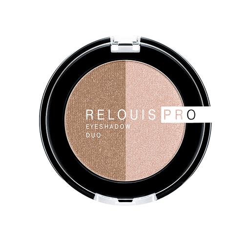 Relouis тени для век eyeshadow duo тон 111 (51 peachy keen+54 amber) фото 1