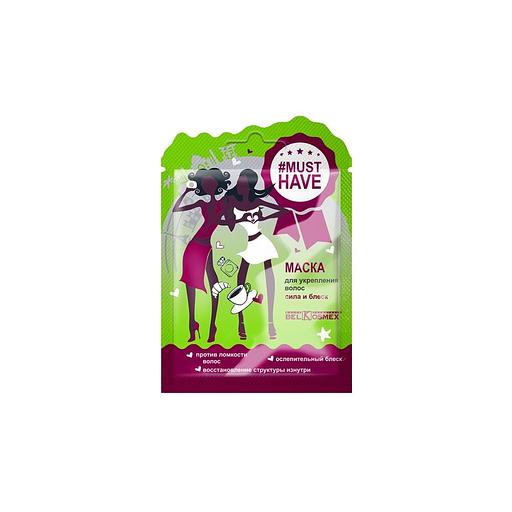 Belkosmex маска для волос укрепление+сила+блеск 25г фото 1