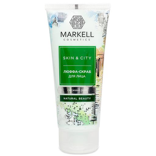 Markell люффа-скраб для лица снежный гриб 100мл фото 1