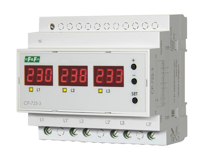 Реле контроля напряжения CP-723-3 фото 1
