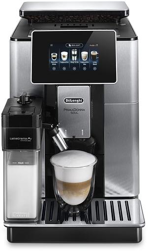 Кофемашина автоматическая DeLonghi ECAM610.75.MB черный/серебристый, исп. кофе - молотый/зерновой, 2.2 л, 1450 Вт, 19 Бар фото 1