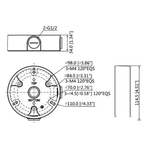 DAHUA DH-PFA136, Junction Box фото 8