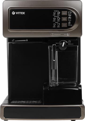 Кофеварка рожковая Vitek VT-1517 BN 1238Вт коричневый фото 2