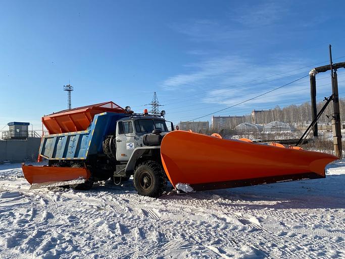 Скоростной отвал со стальным ножом в сборе с рамой и цилиндром C2650 фото 1