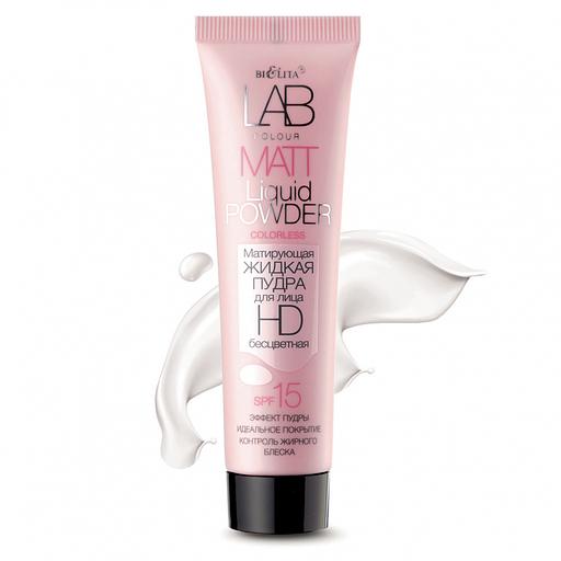 Белита матирующая жидкая пудра для лица бесцветная 30мл фото 1