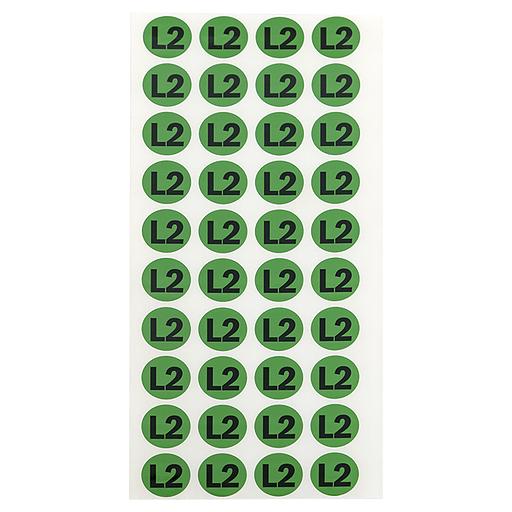 Наклейка "L2" d20мм PROxima EKF an-2-15-1 фото 3