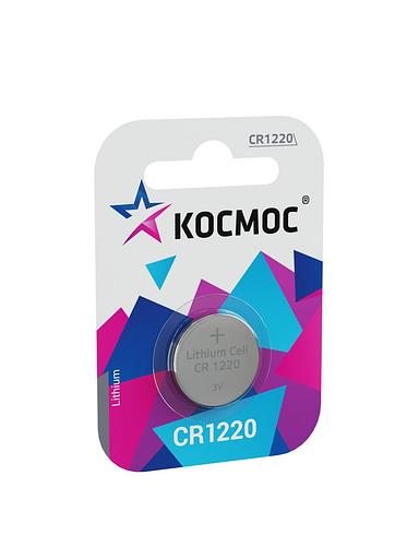 Элемент питания литиевый CR CR1220 1хBL (блист.1шт) Космос KOCR12201BL фото 1