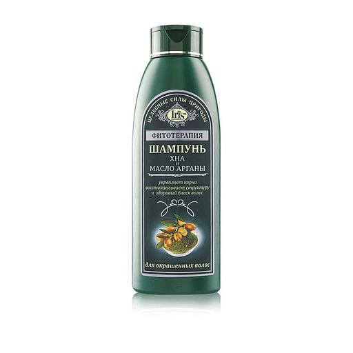 Iris cosmetic фитотерапия шампунь хна+масло арганы 500мл фл фото 1