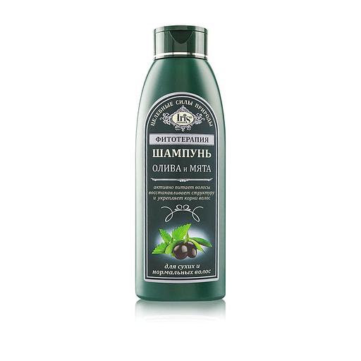 Iris cosmetic фитотерапия шампунь олива+мята 500мл фл фото 1