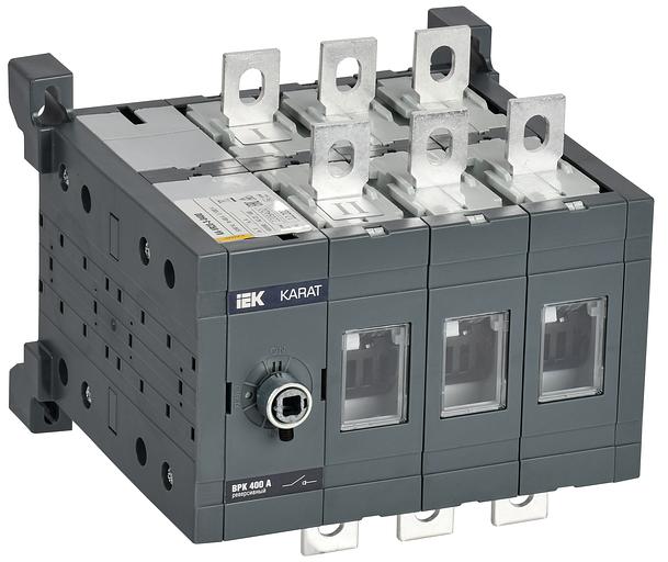 KARAT Выкл-разъед. ВРК реверс. без рукоятки 3P 400А IEK IEK KA-VR20-3-0400 фото 1