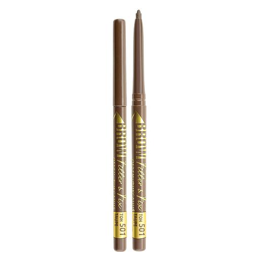 Lux visage карандаш для бровей brow filler & fix механический тон 501 фото 1