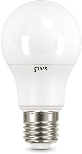 Лампа светодиодная Gauss A60 10Вт цок.:E27 груша 220B св.свеч.бел.теп. (упак.:10шт) (102502110-T) фото 2
