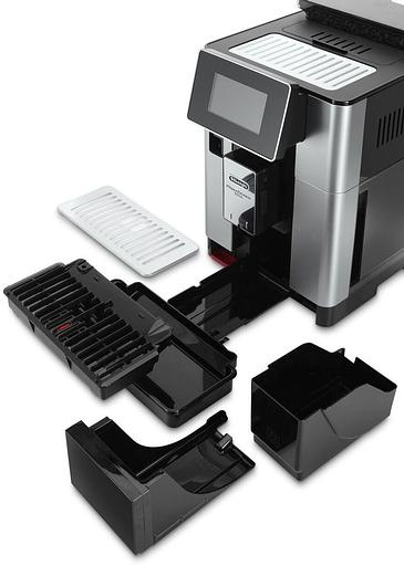 Кофемашина Delonghi ECAM610.55.SB 1450Вт черный/серебристый фото 3