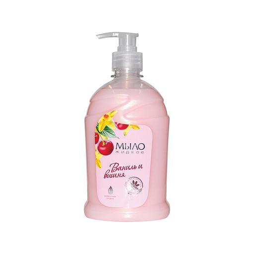 Ромакс мыло жидкое 0,5 л ваниль и вишня фото 1