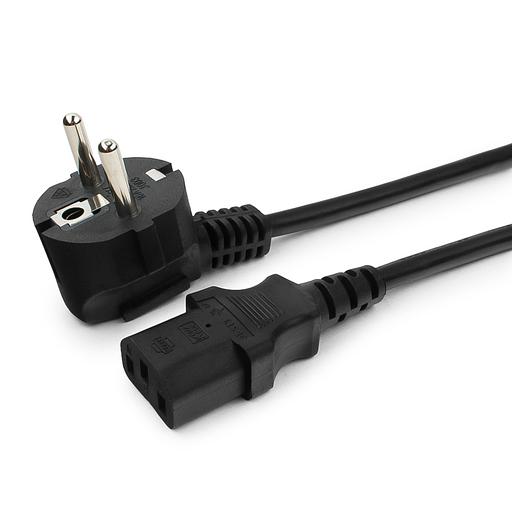 Кабель питания EU-Schuko/IEC320-C13, 220B, 3x1.0 мм2, 16А, 1.8м фото 1
