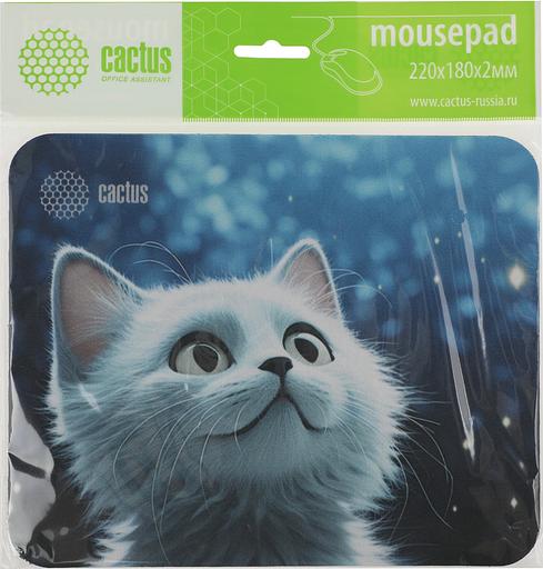 Коврик для мыши Cactus White Cat 220x180x2мм (CS-MPC-P06XS) фото 3