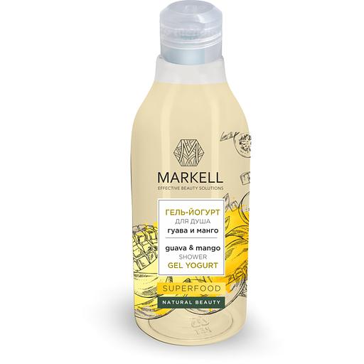 Markell маркелл гель-йогурт для душа гуава и манго 380 мл фото 1