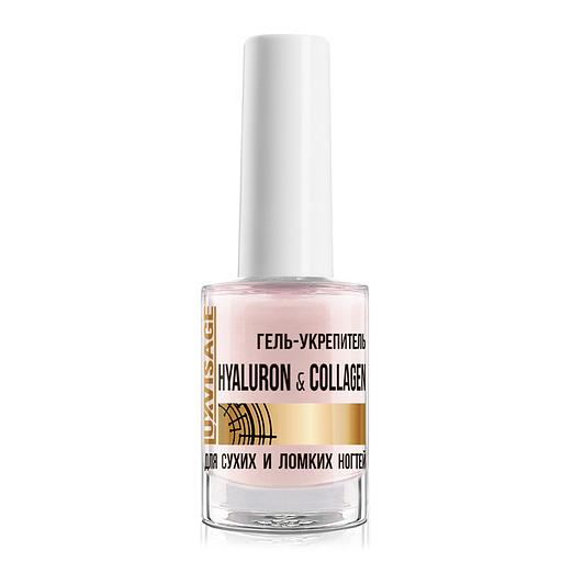 Lux visage гель-укрепитель hyaluron & collagen для сухих и ломких ногтей 9 г фото 1