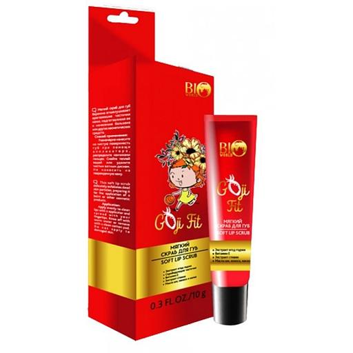 Bio world мягкий скраб для губ 10 г фото 1