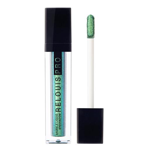 Relouis тени для век жидкие сияющие sparkle liquid eyeshadow 35 miracle green фото 1