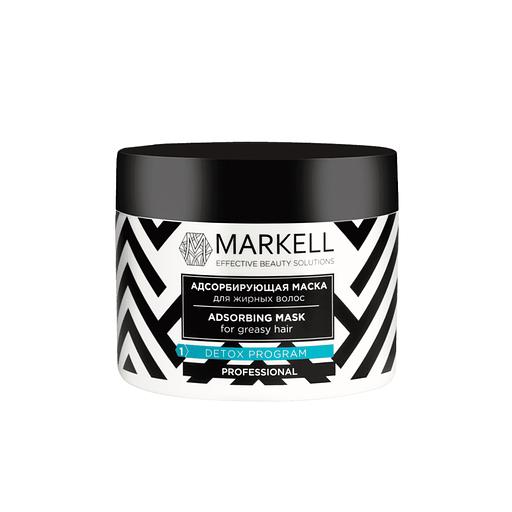 Markell маркелл professional detox адсорбирующая маска для жирных волос 300мл фото 1