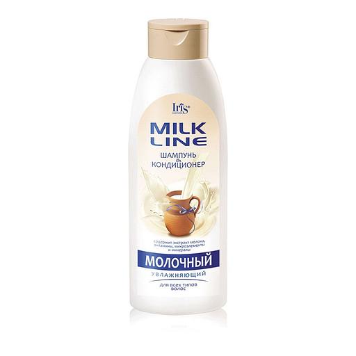 Iris cosmetic шампунь-кондиционер молочный увлажняющий 500 мл фото 1