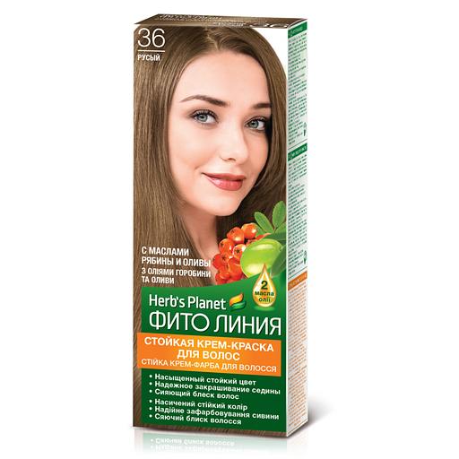 Фито линия herb's planet herb's planet стойкая крем-краска для волос тон 36 русый фото 1